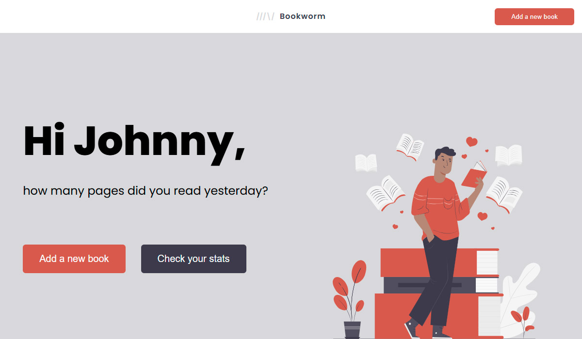 Bookworm app preview