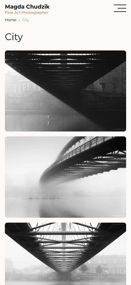Photographer portfolio mockup 2