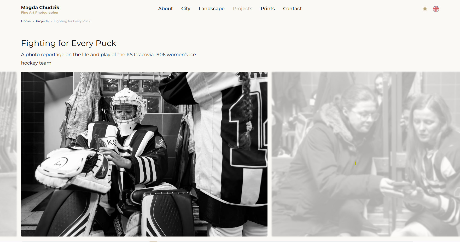 Photographer portfolio mockup 4